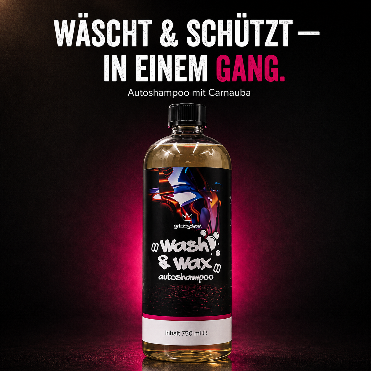 Autoshampoo mit Wachs – lackschonende Tiefenreinigung & Glanz in einem Gang