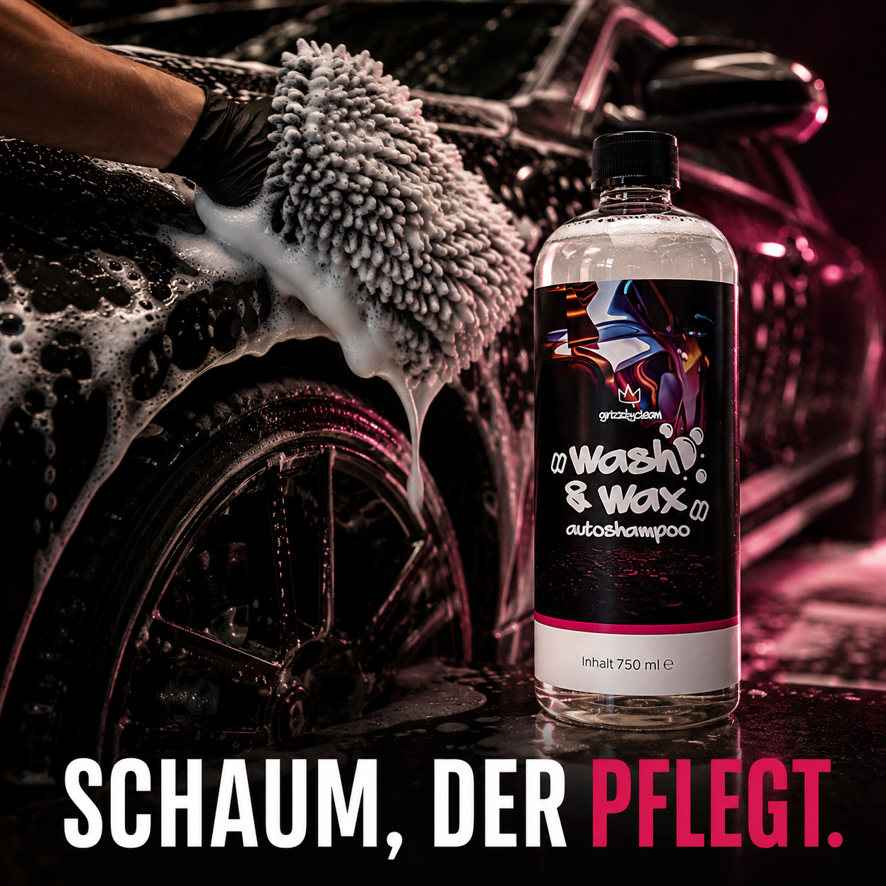 Autoshampoo mit Wachs – lackschonende Tiefenreinigung & Glanz in einem Gang