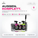 GrizzlyClean Autopflege Set Außen, 6 Teile