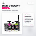 GrizzlyClean Autopflege Set Außen, 6 Teile