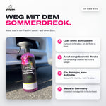 Insekten vom Auto entfernen – löst eingebrannte Reste ohne Schrubben